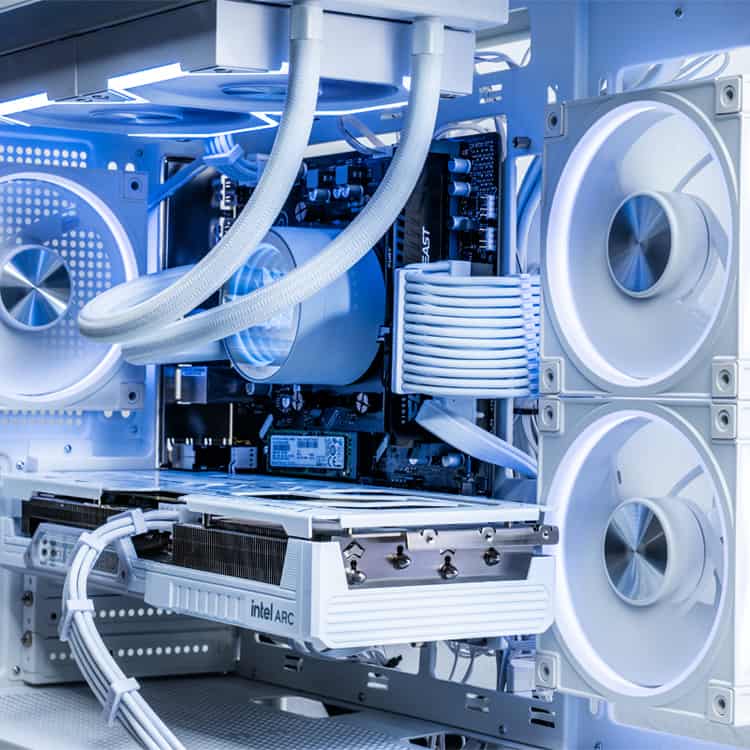 Bílý PSU kabel UltraComp